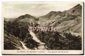 Old Postcard Balneario De Archena General Vista Del Balneario