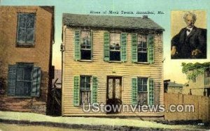 Home of Mark Twain in Hannibal, Missouri