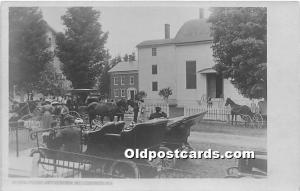 During Peace Convention real photo Mount Lebanon, NY USA Unused 