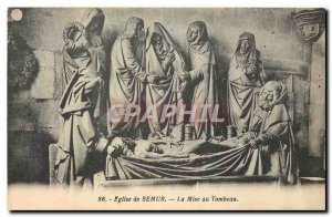 Postcard Ancient Church of Semur The Entombment