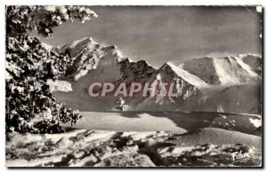 Old Postcard The Miage and Bionnassay & # 39Aiguille