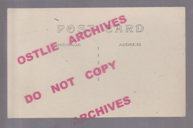 Gregory SOUTH DAKOTA RPPC 1908 LAND RUSH Registration CORN PALACE Main