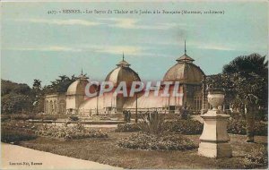 Old Postcard Rennes Tabor Greenhouses and Garden has Francaise