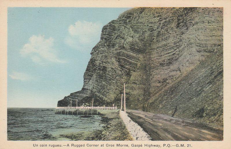 Rugged Corner at Gros Morne - Gaspe Highway QC, Quebec, Canada - WB