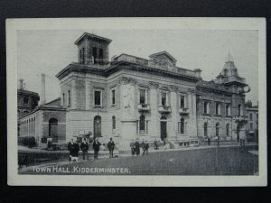 Worcestershire KIDDERMINSTER Town Hall - Old Postcard