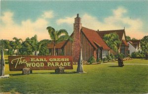 Florida St. Petersburg Gresh Wood Parade Museum Colorpicture Postcard 22-9668
