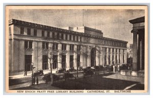 Pratt Free Library Building Baltimore Marylaand MD UNP DB Postcard Z10