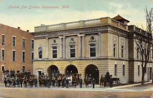 Central Fire Station Kalamazoo, Michigan, USA Fire Related 1911 