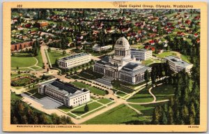 Olympia Washington WA, 1947 State Legislature, Capitol Group Building, Postcard