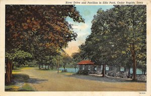 River Drive and Pavilion Ellis Park Cedar Rapids, Iowa  