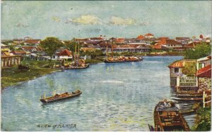 PC PHILIPPINES, A VIEW OF MANILA, Vintage Postcard (b39136)