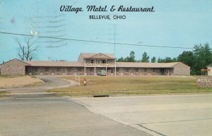 PC6847 VILLAGE MOTEL & RESTAURANT, BELLEVUE, OHIO