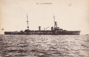 Postcard French Ship Le Tourville France