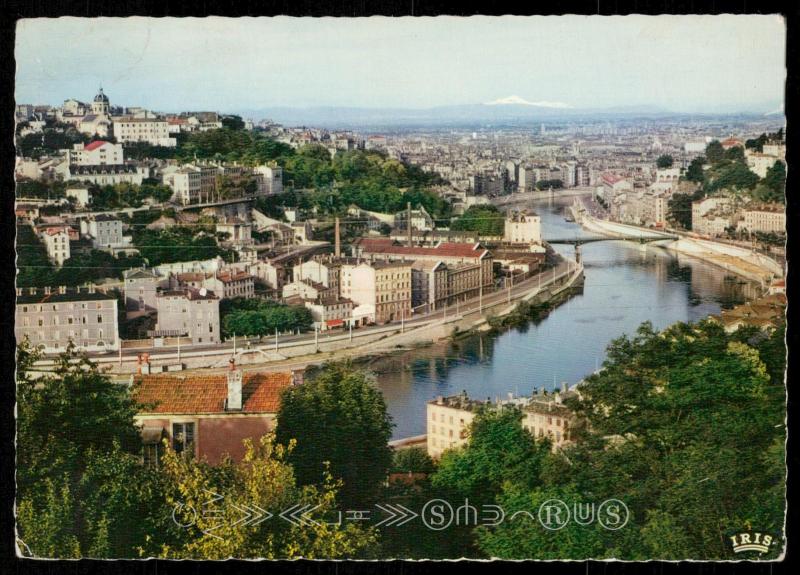 LA SAONE , LA CHAINE DES ALPES