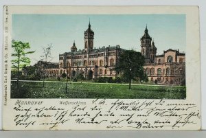 Hannover 1901 Welfenachloss with Copper Gilded Windows Germany Postcard K10