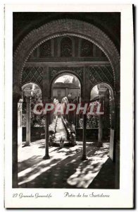 Postcard Modern Granada Alhambra Patio de Los Surtidores