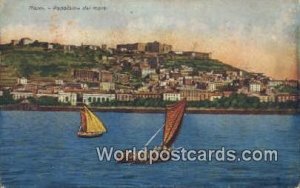 Panorama dal Mare Napoli, Italy 1927 