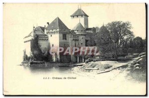 Old Postcard Chateau de Chillon