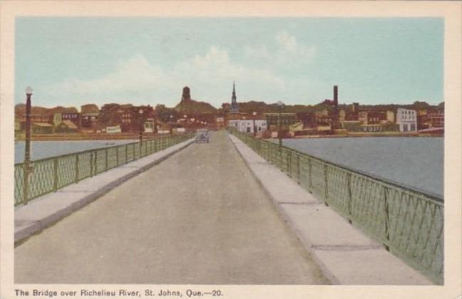 Canada Quebec St Johns Bridge Over Richelieu River