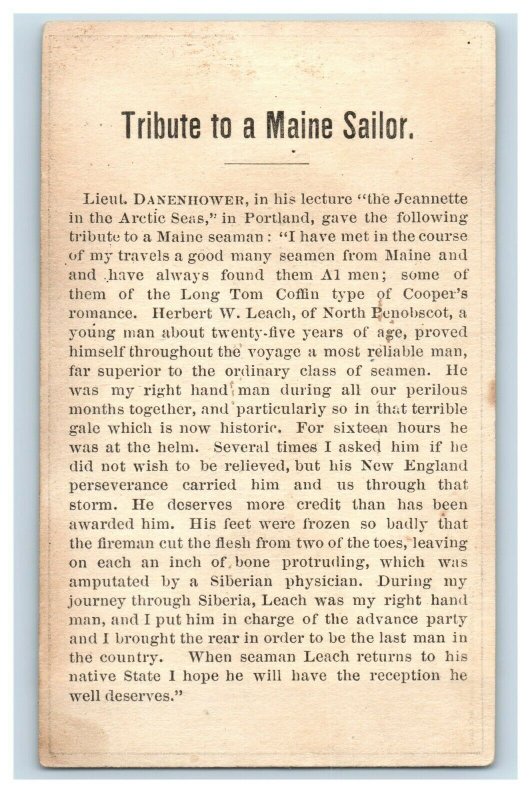 1882 Arctic Exploration Leach's Story Of Jeannette Fabulous! Lot Of 6 P206