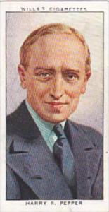 Wills Cigarette Card Radio Celebrities No 22 Harry S Pepper