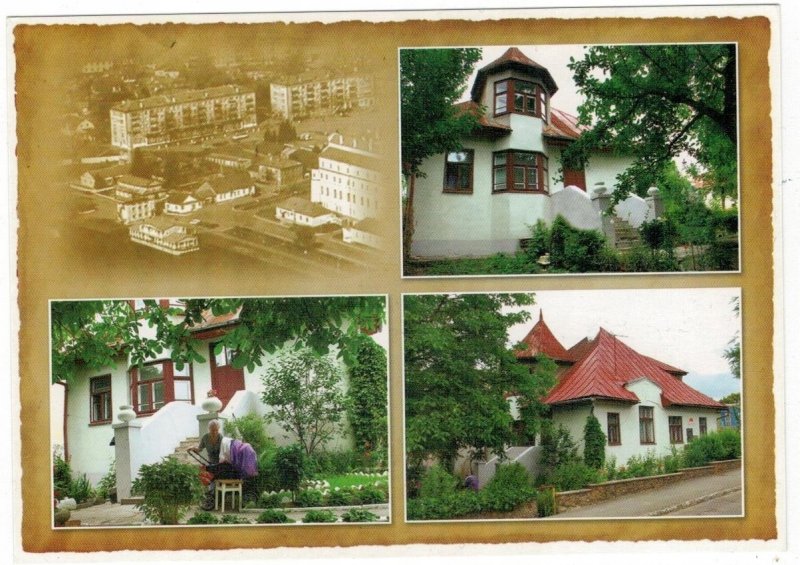 Postcard Belarus 2007 Pinsk Architecture Old Houses