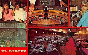 LAS VEGAS NEVADA~EL CORTEZ CASINO & HOTEL-6th 7 FREMONT POSTCARD