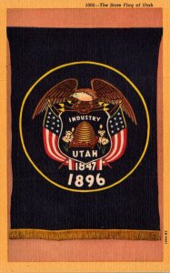 Utah Salt Lake City The State Flag Of Utah Curteich