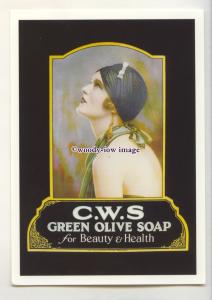 ad0969 - C.W.S.Green Olive Soap, for Beauty & Health - Modern Advert Postcard