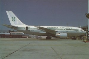 Aviation Postcard - Nigerian AW 5N-AUF A310 Aeroplane RR17075