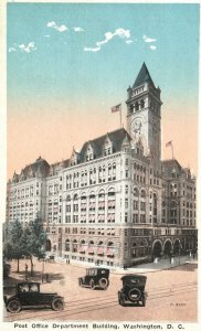 Vintage Postcard 1920's Post Office Department Building Washington D.C.