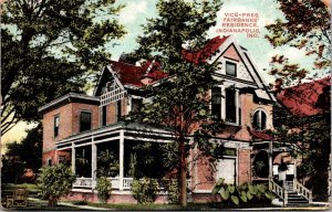 Postcard Vice President Fairbanks Residence in Indianapolis, Indiana~134257