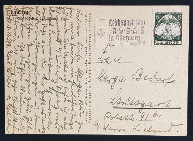 GERMAN 3rd REICH PROPAGANDA - NÜRNBERG REICHSPARTEITAG 1935