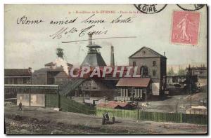 Postcard Old Mine coal mines Mines St Etienne Pompe Wells