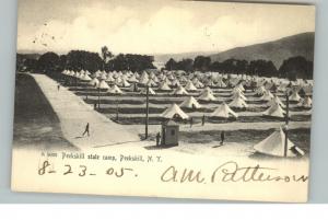 PEEKSKILL NY State Camp c1905 Postcard