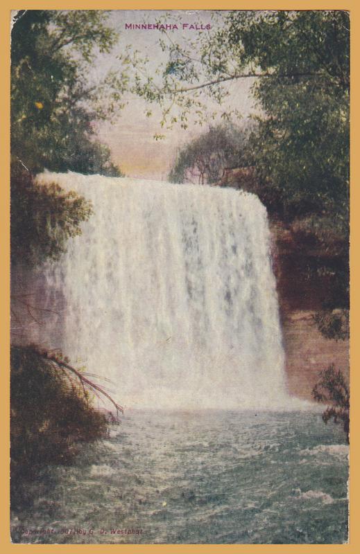 Minnehaha Falls, Minneapolis, Minn. - 1909