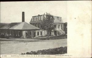 Storrs CT Agri College c1910 Postcard #2