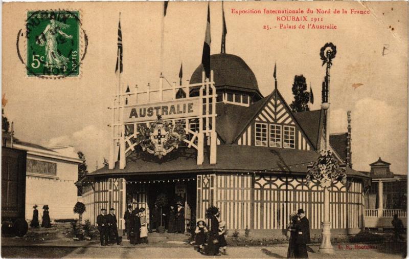 CPA EXPO Internat....ROUBAIX 1913 - Palais de l'Austraile (513019)