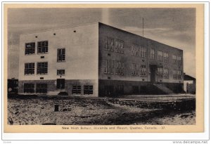 New High School , Noranda & Routn , Quebec , Canada , 30-40s