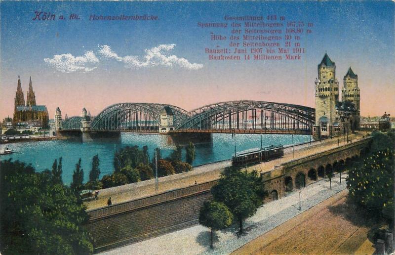 Lot 10 postcards Koln am Rhein Koeln Germany