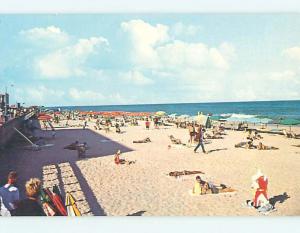 Unused Pre-1980 SCENE AT BEACH Ocean City Maryland MD M6547@