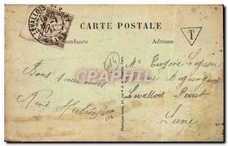 Old Postcard Luc Sur Mer Rue Belle Plage