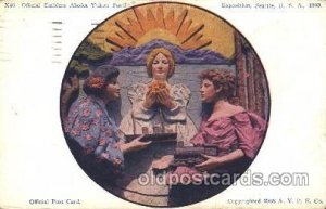 Official Emblem 1909 Alaska - Yukon Pacific Exposition Seattle WA USA 1909 li...