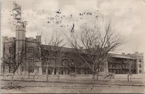 Roswell NM New Mexico Military Institute Barracks c1909 Postcard F53