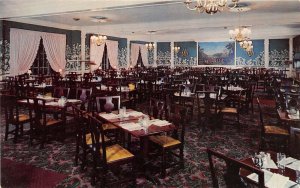 Lakewood Ohio 1960s Postcard Clark's Yorktown Restaurant Dining Room