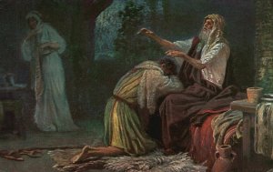 Vintage Postcard 1910's The Holy Scripture Old Testament Rob Leinweber Design