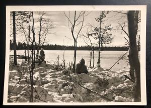 Mint Germany RPPC Postcard Waffen SS camouflaged In front Of The Enemy