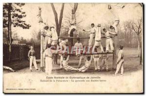 Old Postcard Normal School of Gymnastics and & # 39escrime Joinville le Redou...