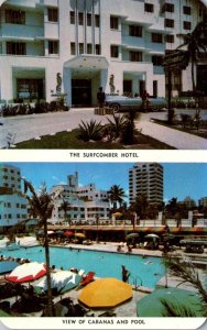 Florida Miami Beach The Surfcomber Hotel With View Of Cabanas and Pool