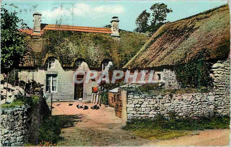 Modern Postcard A Picturesque Normandy Chaumiere